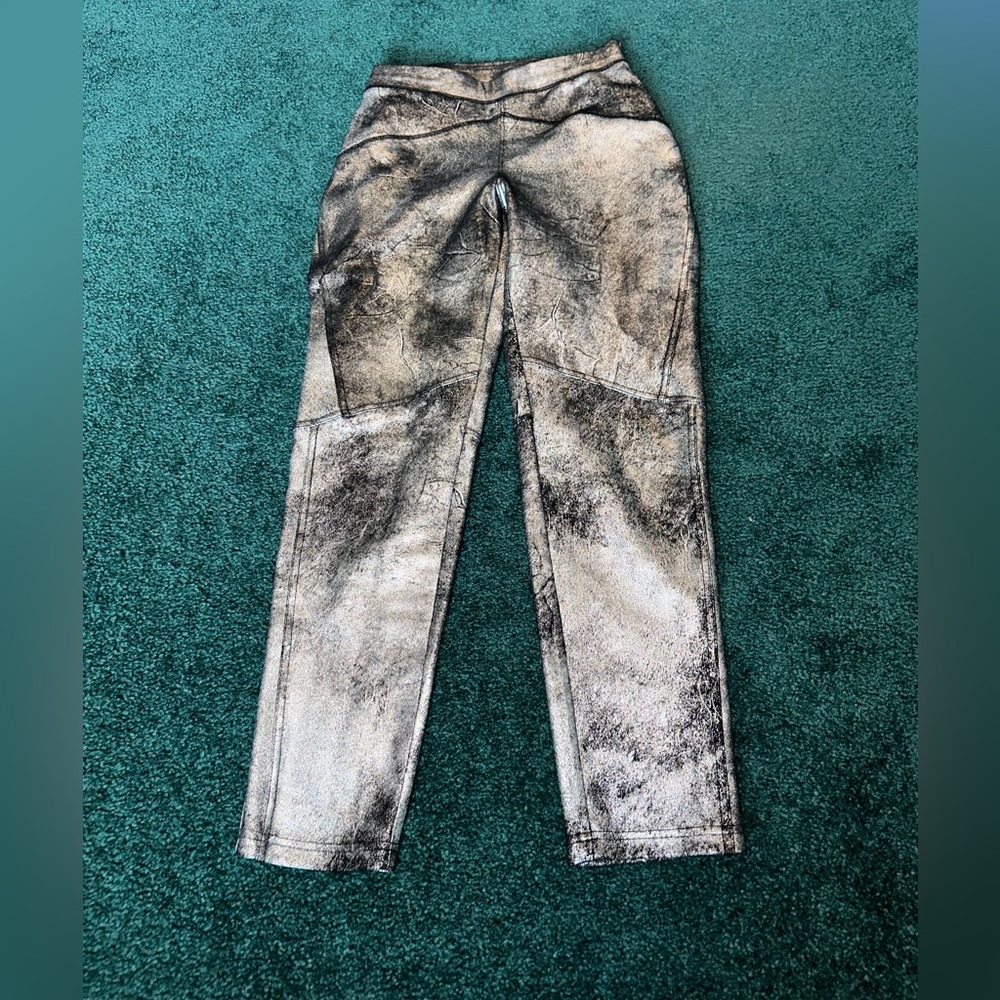 Black with silver leggings, no tags, size S